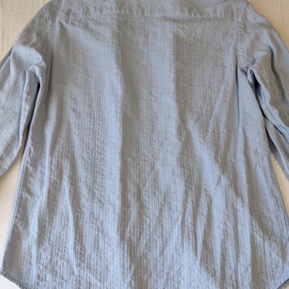 AX Armani Exchange Light Blue Long Sleeve Button Down Shirt - Picture 4 of 7